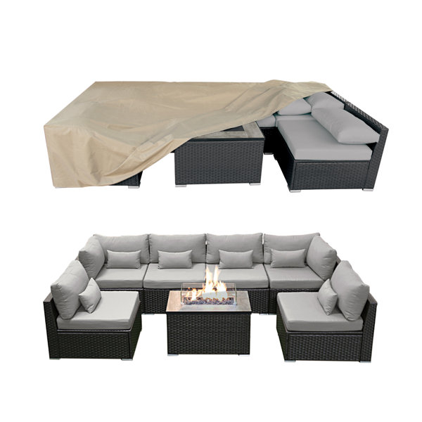 Symple Stuff Outdoor Patio Sectional Cover & Reviews Wayfair
